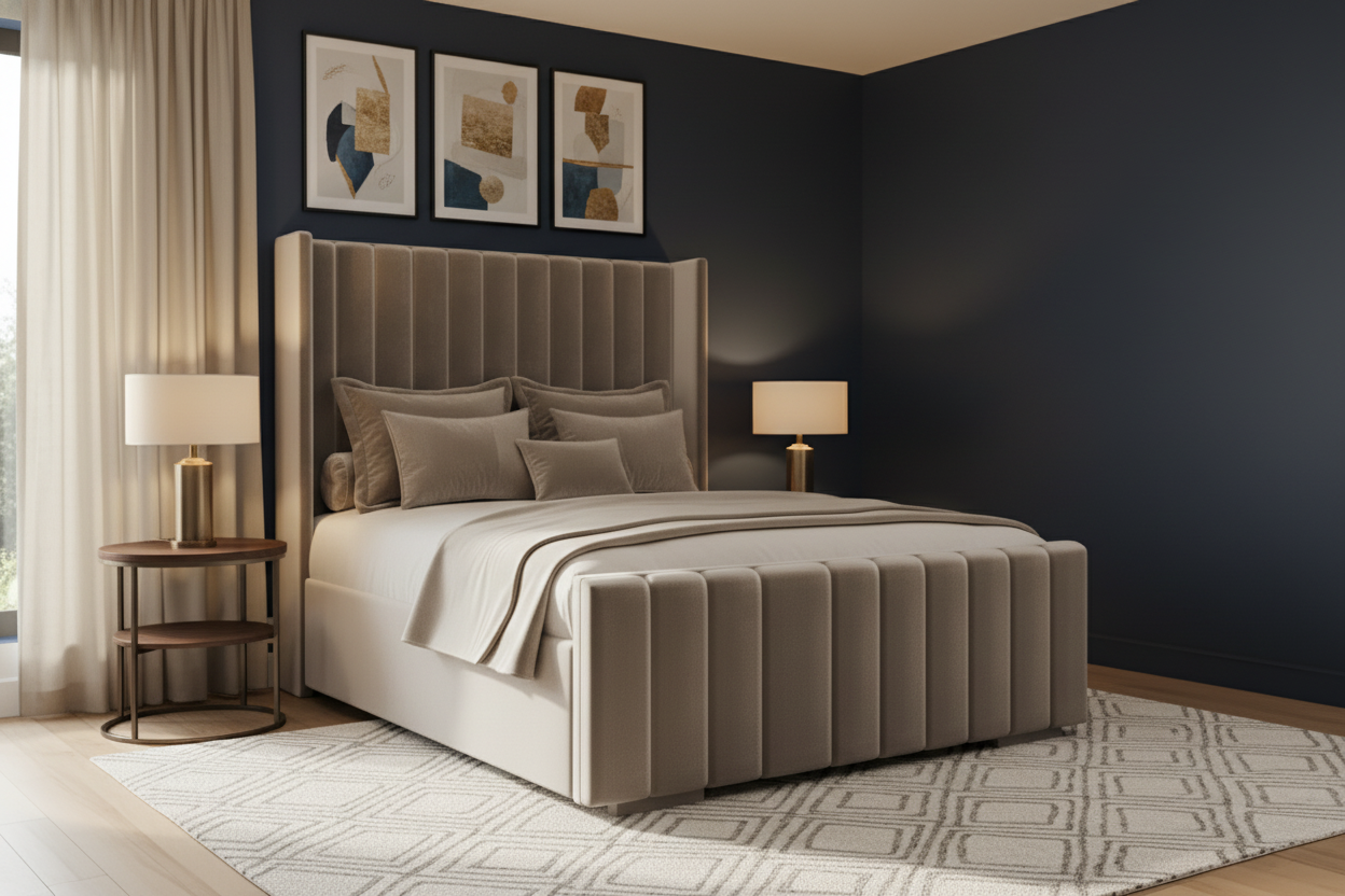Darcey Winged Ottoman Beds